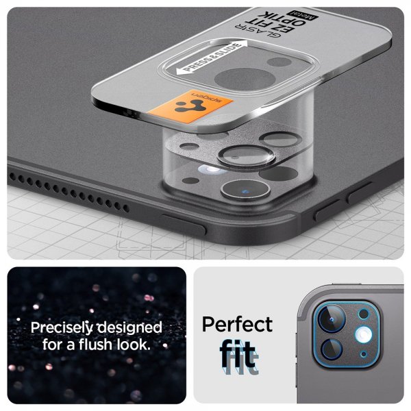 iPad Pro 11 (M4/M5)/iPad Pro 13 (M4/M5) Kamerabeskytter Glas.tR EZ Fit Optik Metal Space Black