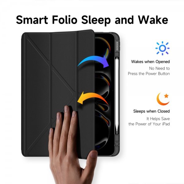 iPad Pro 13 (M4/M5) Etui Magi Series Sort
