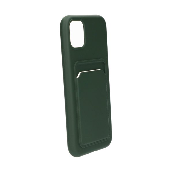 iPhone 11 Cover Kortholder Grøn