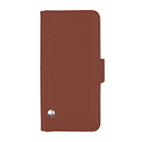 iPhone 11 Pro Max Etui Udfoldelig Kortholder Brun