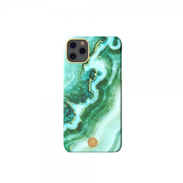 iPhone 11 Pro Max Cover Jade Style Stone Series Grøn