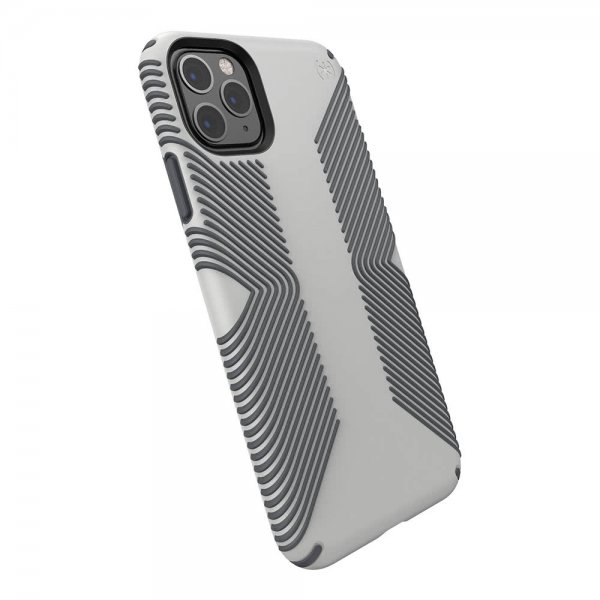 iPhone 11 Pro Max Cover Presidio Grip Marble Grey/Anthracite Grey