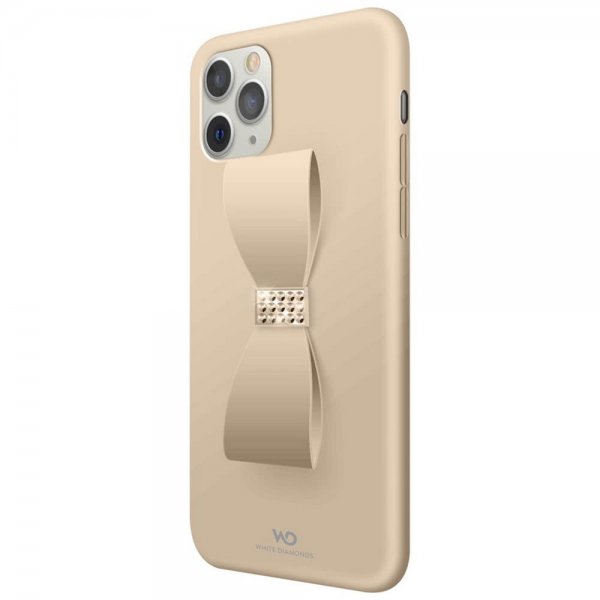iPhone 11 Pro Cover Bow Crystal Case Golden Sand