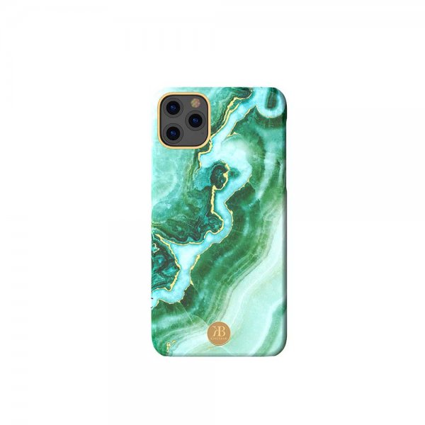 iPhone 11 Pro Cover Jade Style Stone Series Grøn