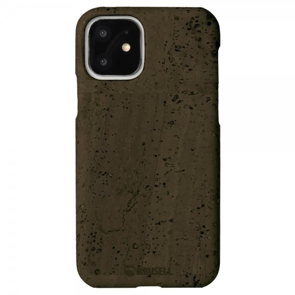 iPhone 11 Cover Birka Cover Mørkebrun