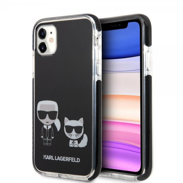 iPhone 11 Cover Karl & Choupette Sort
