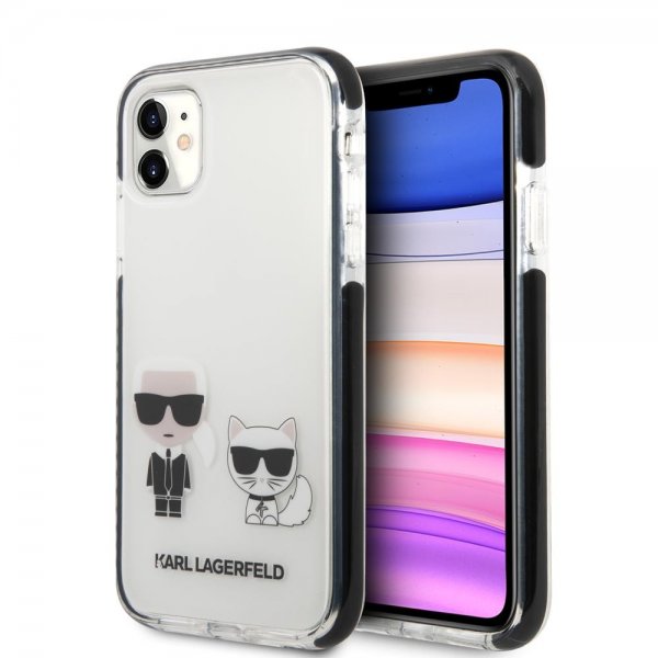 iPhone 11 Cover Karl & Choupette Hvid