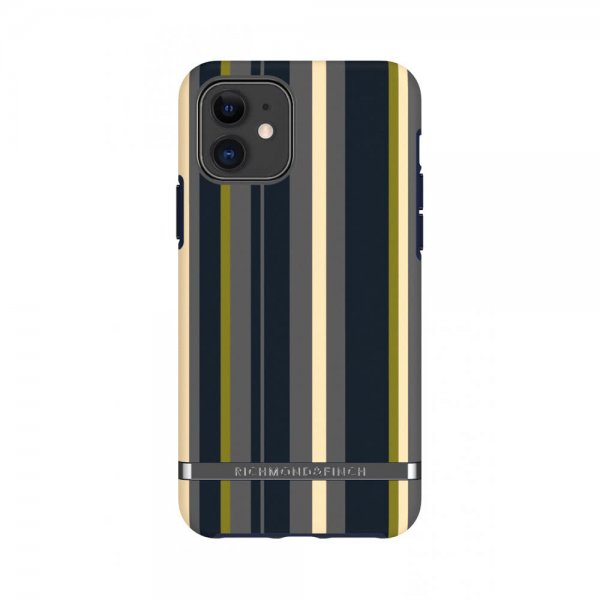 iPhone 11 Cover Navy Stripes