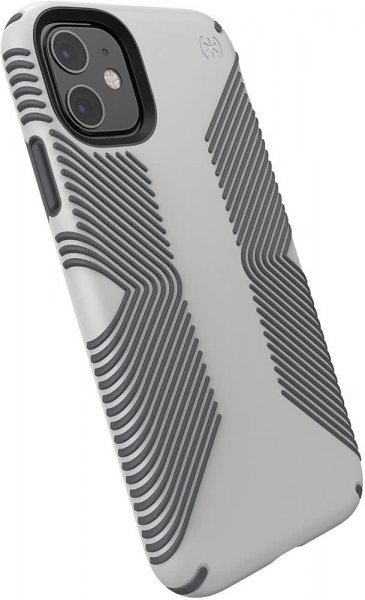 iPhone 11 Cover Presidio Grip Marble Grey/Anthracite Grey