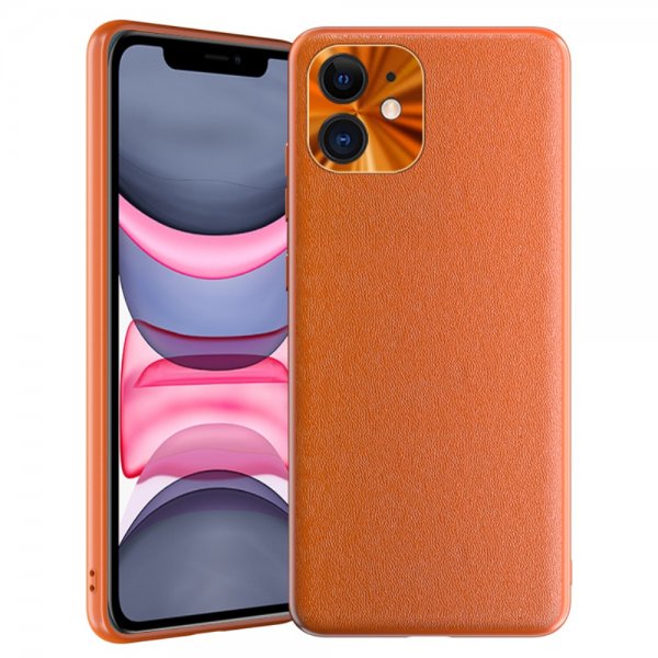 iPhone 11 Cover PU-læder Orange
