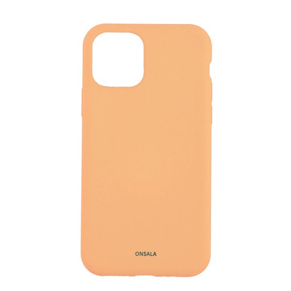iPhone 11 Cover Silicone Touch Apricot