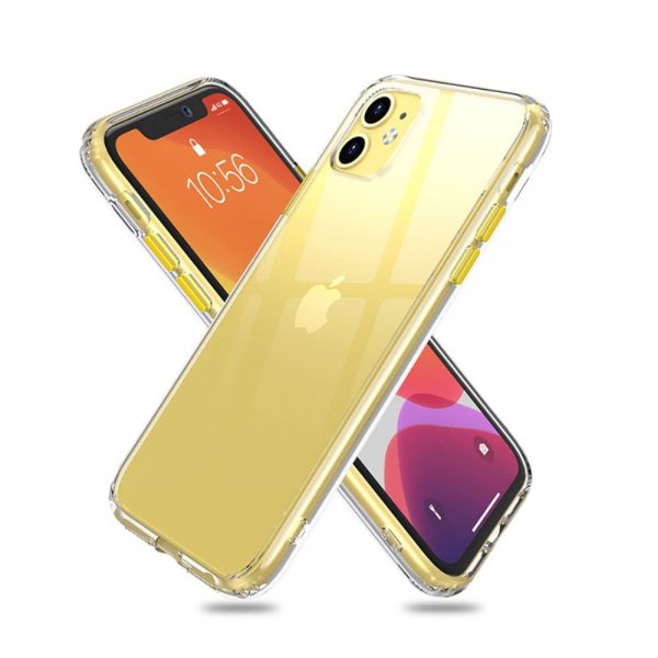 iPhone 11 Cover Star Series Transparent Gul