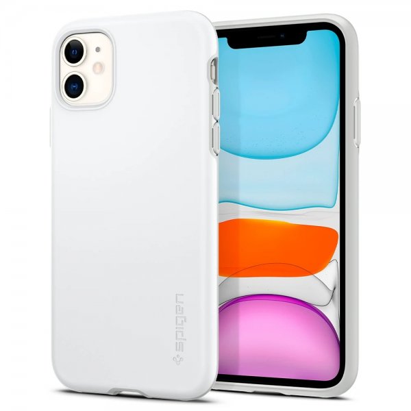 iPhone 11 Cover Thin Fit Hvid