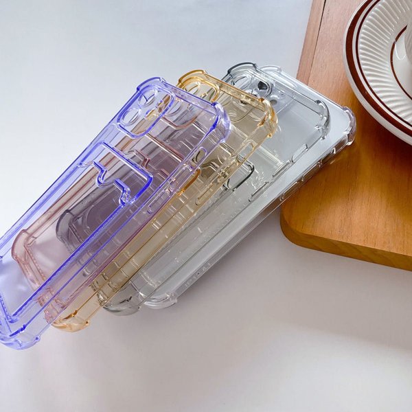 iPhone 11 Cover Kortholder Stødabsorberende Lilla