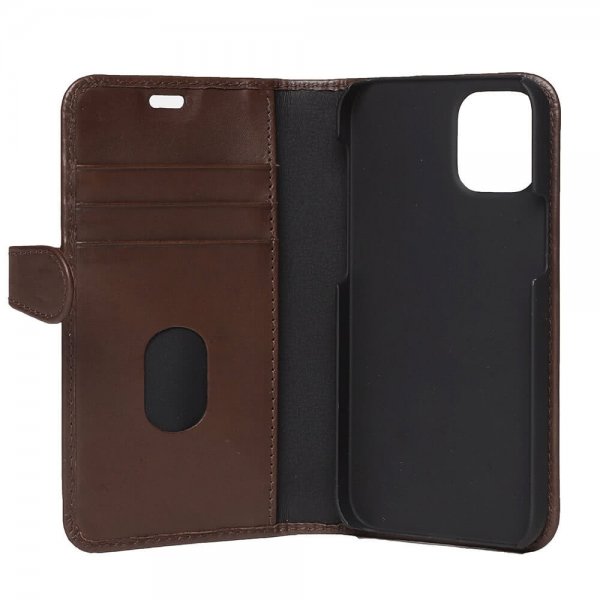 iPhone 12 Mini Etui Buffalo Löstagbart Cover Brun