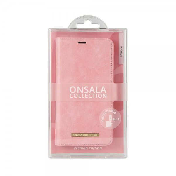 iPhone 12 Mini Etui Fashion Edition Löstagbart Cover Dusty Pink