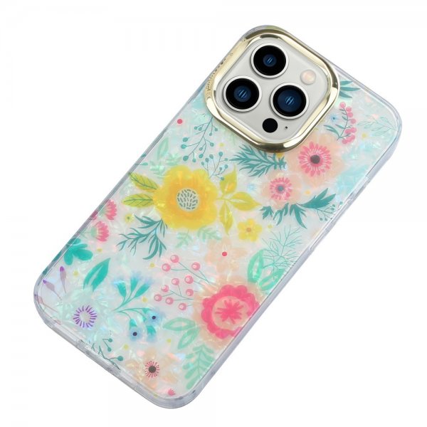 iPhone 12/iPhone 12 Pro Cover Blomstermønster Fresh