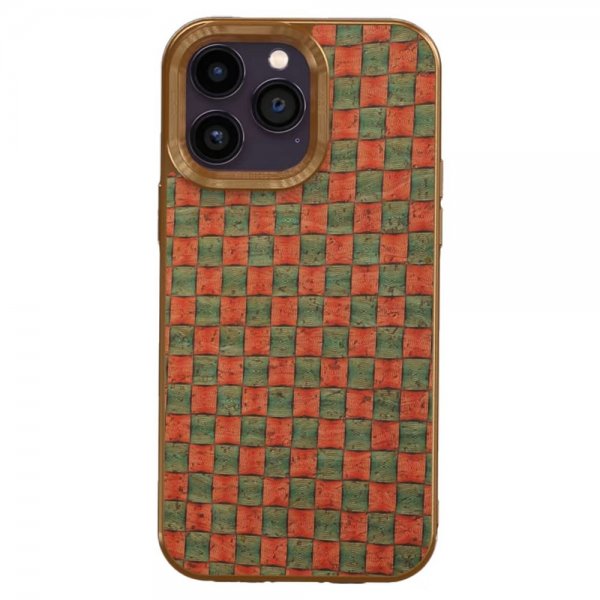 iPhone 12/iPhone 12 Pro Cover Blomstermønster Orange