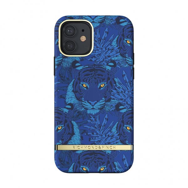 iPhone 12/iPhone 12 Pro Cover Blue Tiger