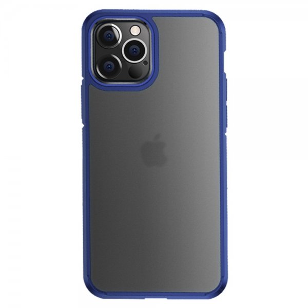 iPhone 12/iPhone 12 Pro Cover Clear Matte Series Blå