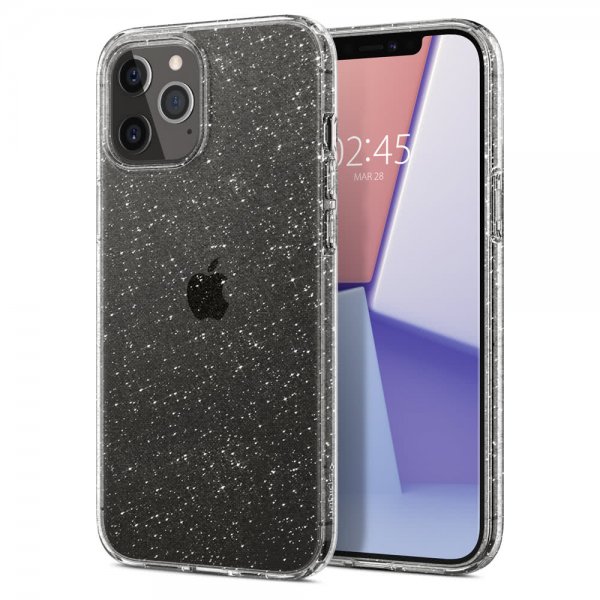 iPhone 12/iPhone 12 Pro Cover Liquid Crystal Glitter Crystal Quartz
