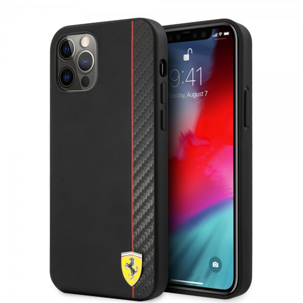 iPhone 12/iPhone 12 Pro Cover On Track Carbon Stripe Sort