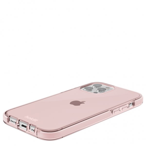 iPhone 12/iPhone 12 Pro Cover Seethru Blush Pink