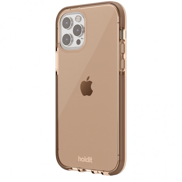 iPhone 12/iPhone 12 Pro Cover Seethru Dark Brown