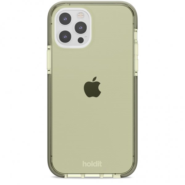 iPhone 12/iPhone 12 Pro Cover Seethru Khaki Green