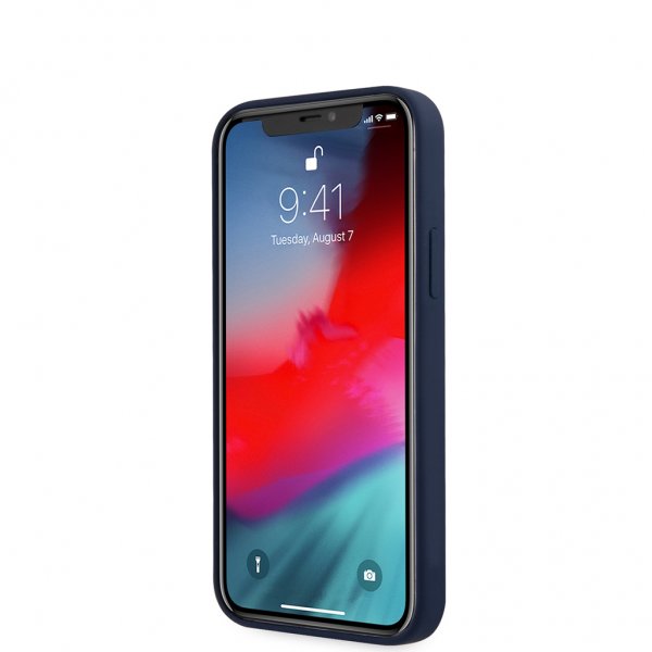 iPhone 12/iPhone 12 Pro Cover Vintage Silicone Blå