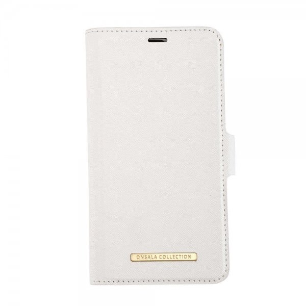 iPhone 12/iPhone 12 Pro Fodral Fashion Edition Löstagbart Skal Saffiano White