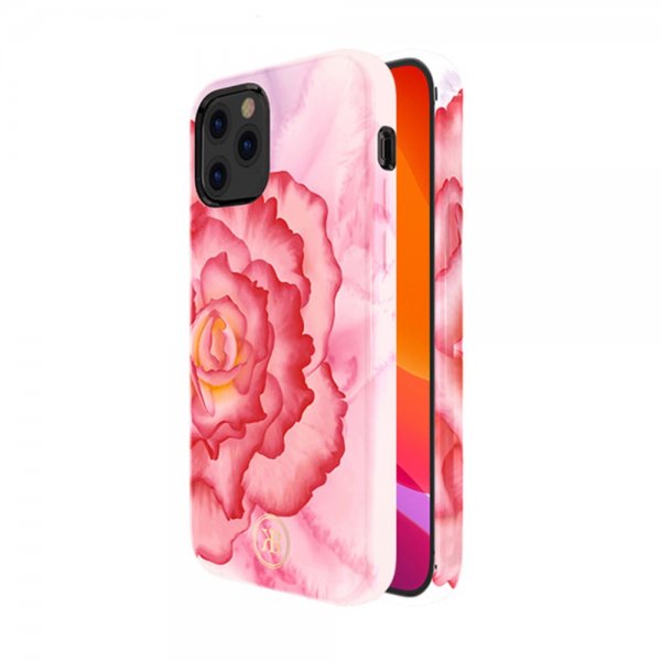 iPhone 12/iPhone 12 Pro Cover Flower Series Lyserød