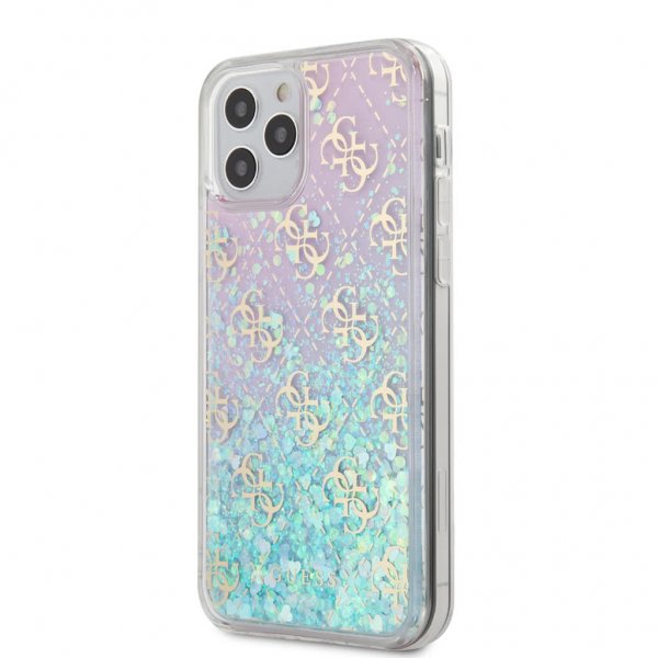 iPhone 12/iPhone 12 Pro Cover Liquid Glitter Iridescent
