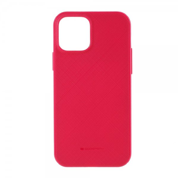 iPhone 12/iPhone 12 Pro Cover med Tekstur Rød