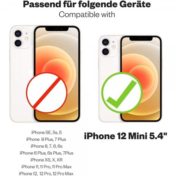iPhone 12 Mini Etui Miami Sort