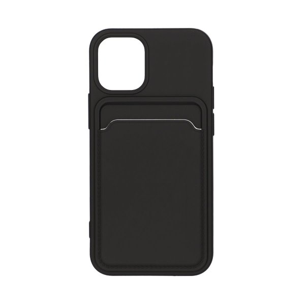iPhone 12 Mini Cover Kortholder Sort