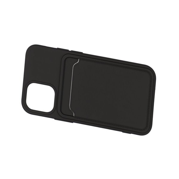 iPhone 12 Mini Cover Kortholder Sort