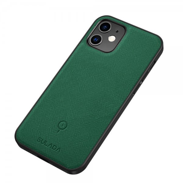 iPhone 12 Mini Cover med Metalplade Grøn