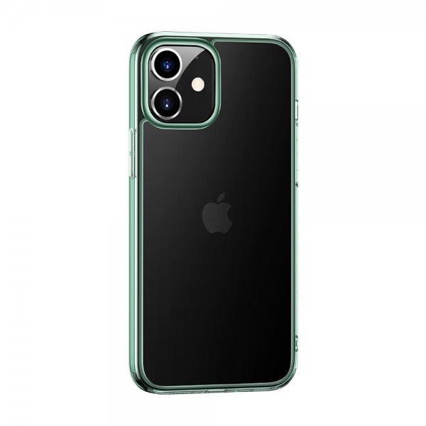 iPhone 12 Mini Cover Minni Series Transparent Grøn