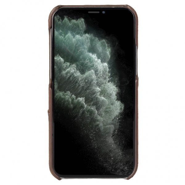 iPhone 12 Mini Cover Sunne CardCover Vintage Cognac