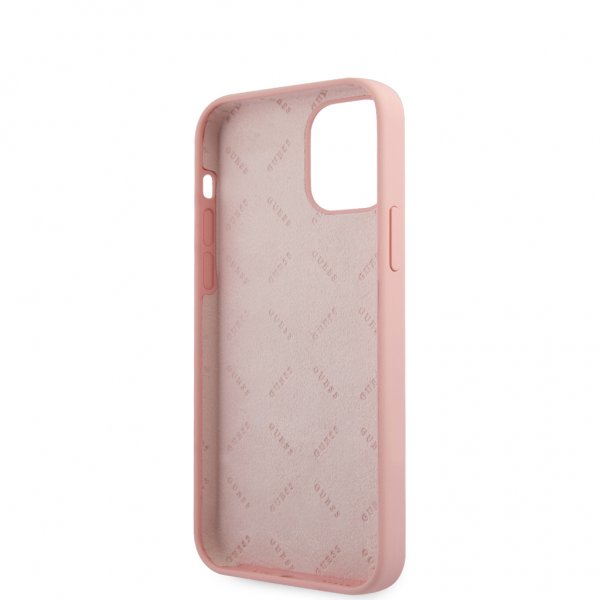 iPhone 12 Mini Cover Vintage Silicone Lyserød