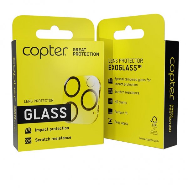 iPhone 12 Pro Kamerabeskytter Exoglass Lens Protector