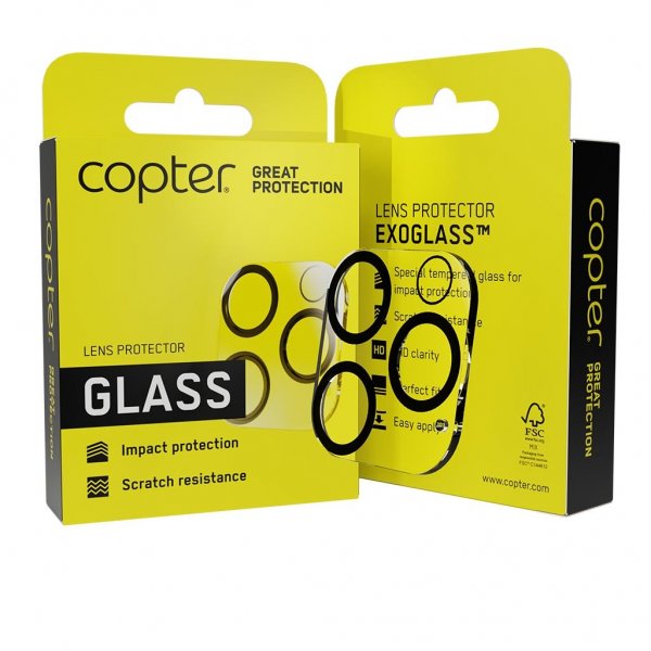 iPhone 12 Pro Kamerabeskytter Exoglass Lens Protector