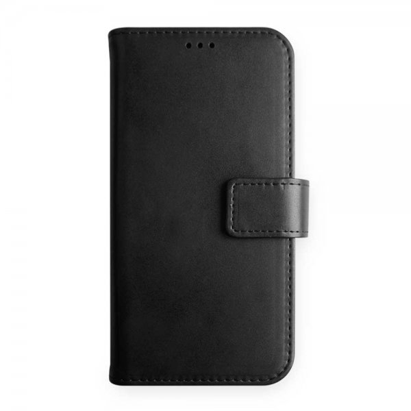 iPhone 12 Pro Max Etui Magnet Wallet Unstad Löstagbart Cover Sort