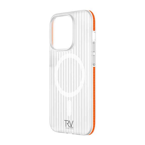 iPhone 12 Pro Max Cover Bølgeplade MagSafe Orange