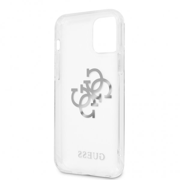 iPhone 12 Pro Max Cover 4G Logo Sølv Klar