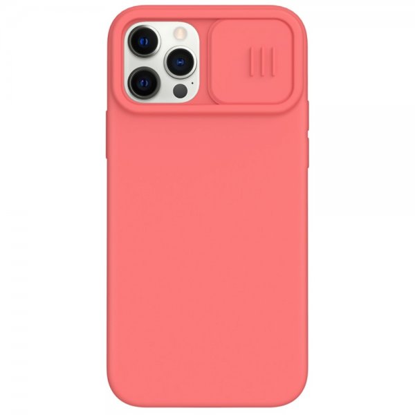 iPhone 12 Pro Max Cover CamShield Silky Rød