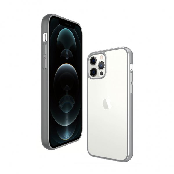 iPhone 12 Pro Max Cover ClearCase Color Satin Silver
