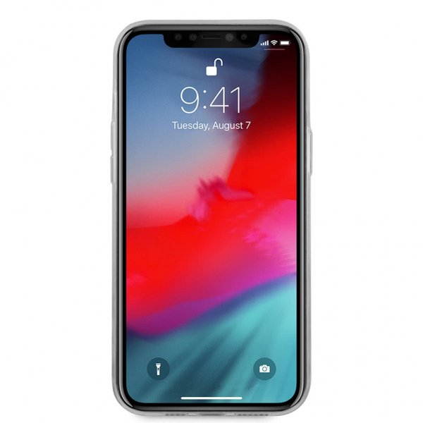 iPhone 12 Pro Max Cover Denim Triangle Lyseblå