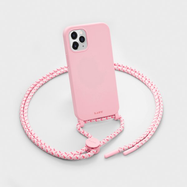 iPhone 12 Pro Max Cover HUEX PASTELS Necklace Candy